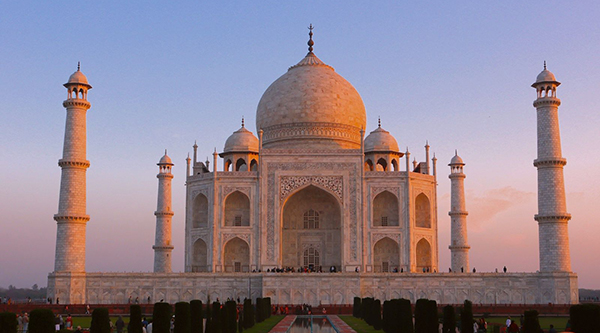 Sunrise at the Taj Mahal
